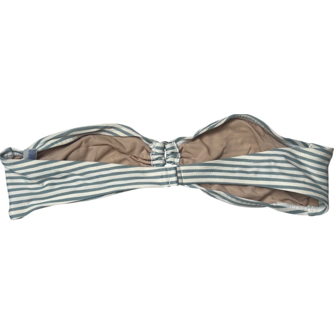 gapbody Size Medium Striped Bikini Swim Top Blue