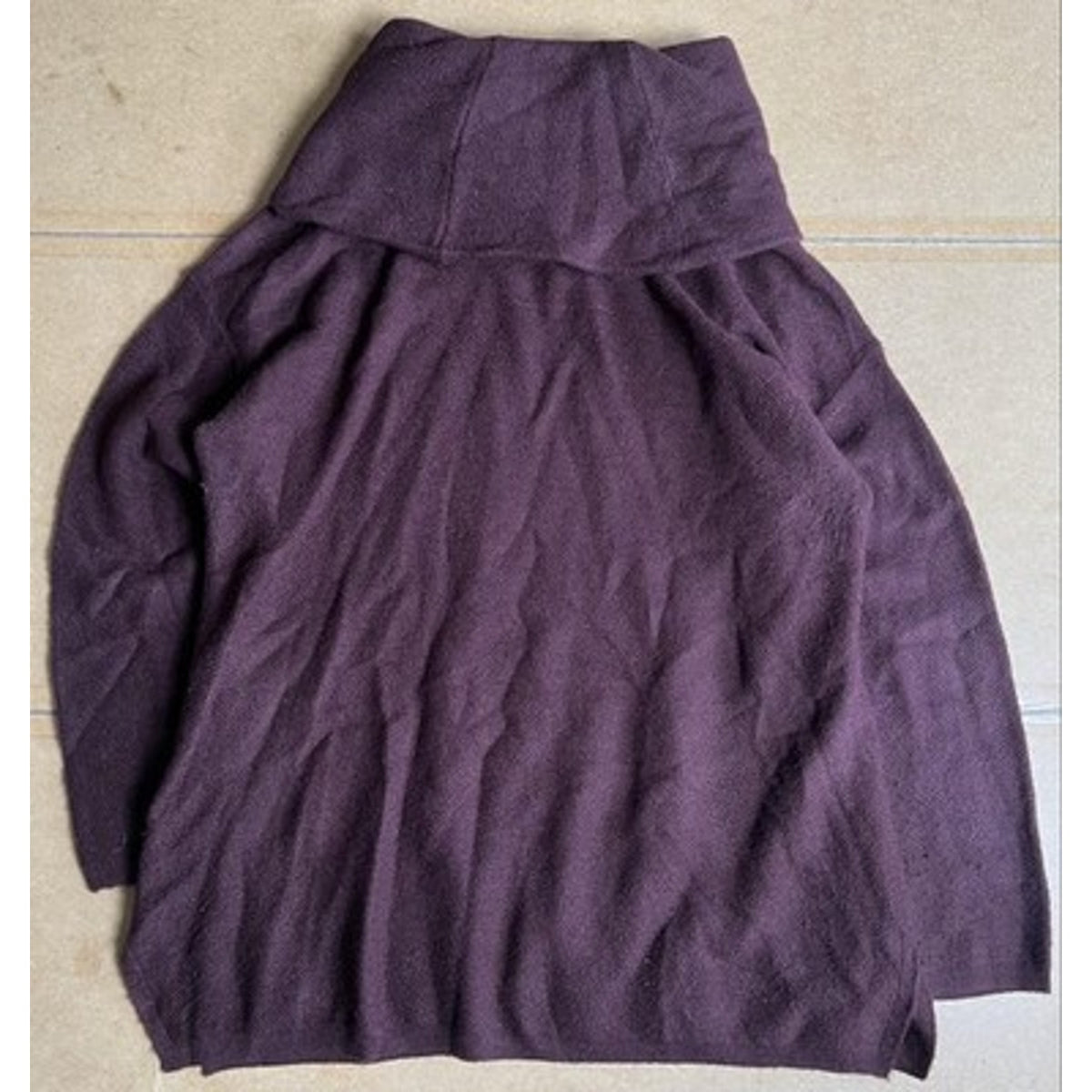 Ann Taylor Factory Sweater Womens XL Purple Pullover Turtleneck Oversized Knit