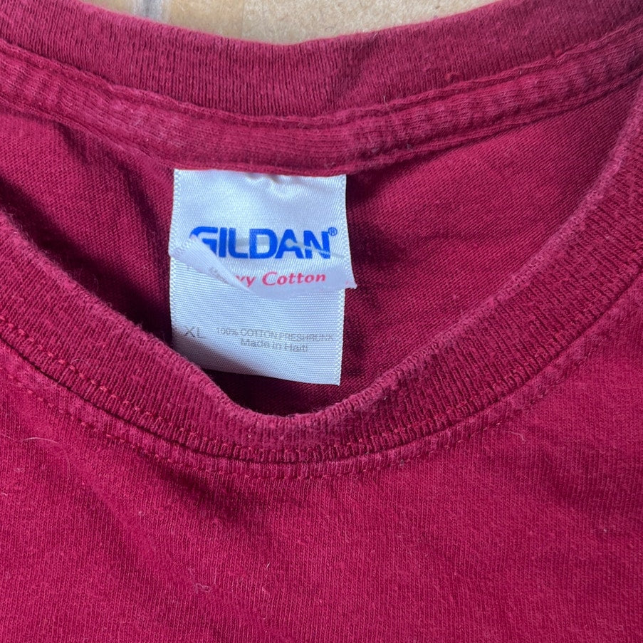 Wide Spread Panic 2014 Maroon Men T-Shirt Size XL