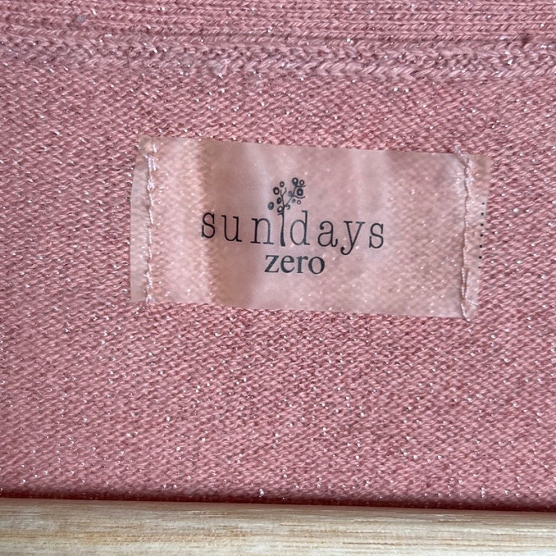 Sundays Zero Cotton Pink Long Cardigan *Dimensions In Picture*