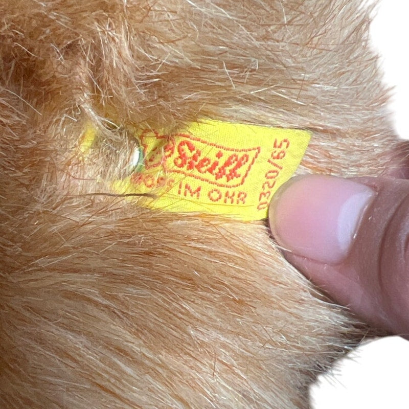 Vintage Steiff Teddy Bear West German Light Brown 0320/65