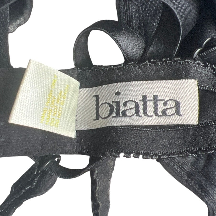 Biatta Black 34C Push Up Bra Adjustable Straps
