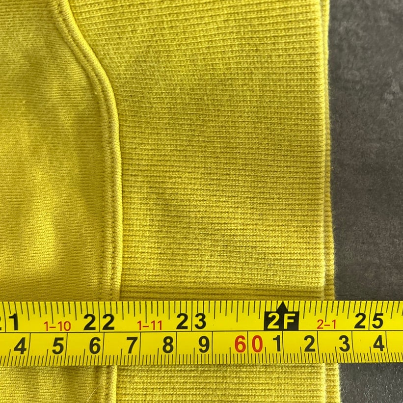 Lululemon Perfectly Oversized Crew Soleil Sweatshirt Yellow Terry *Stain*