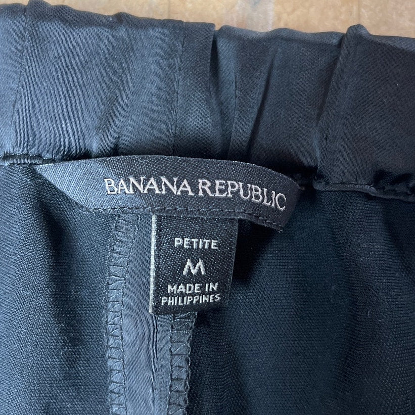 Banana Republic Black Women Petite Medium Pants