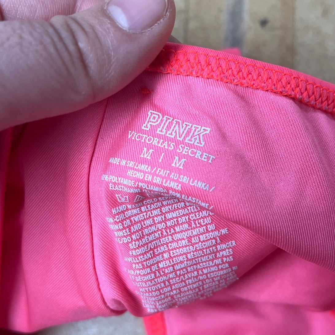 Pink Victoria Secret Hot Pink Swim Bottom Size M