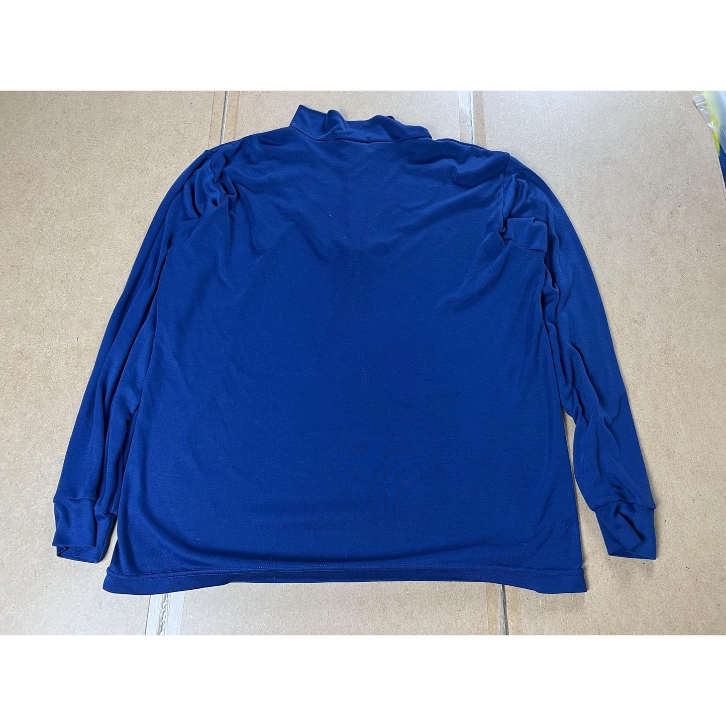 Patagonia Shirt Mens XL Blue Capilene 1/2 Zip Mock Neck Long Sleeve Base Layer