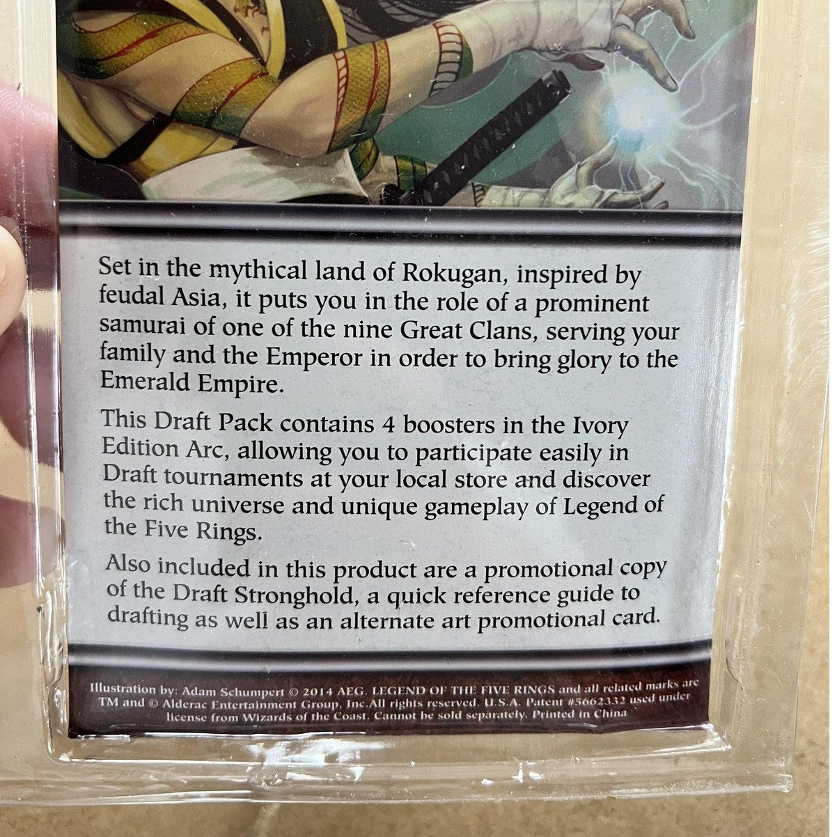 Legend Of The Five Rings White Edition Draft Player Kit Lot 4x AEG Sealed