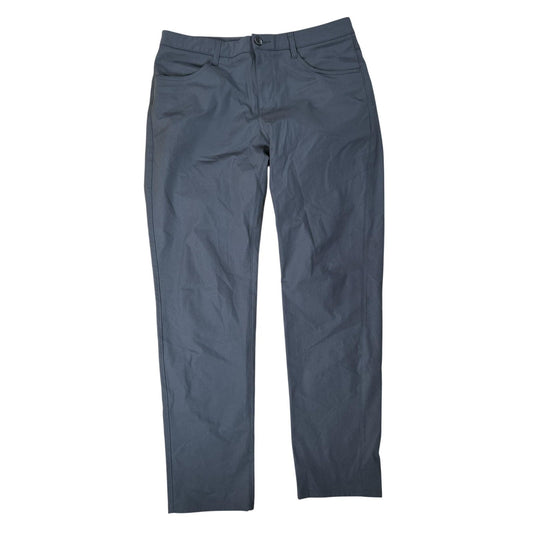 Vuori Pants Mens 32x32 Gray Chino Slim Tapered Microfiber Travel Casual