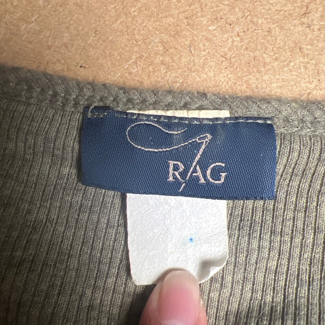 Vintage Rag Gray Long Sleeve Women Size M