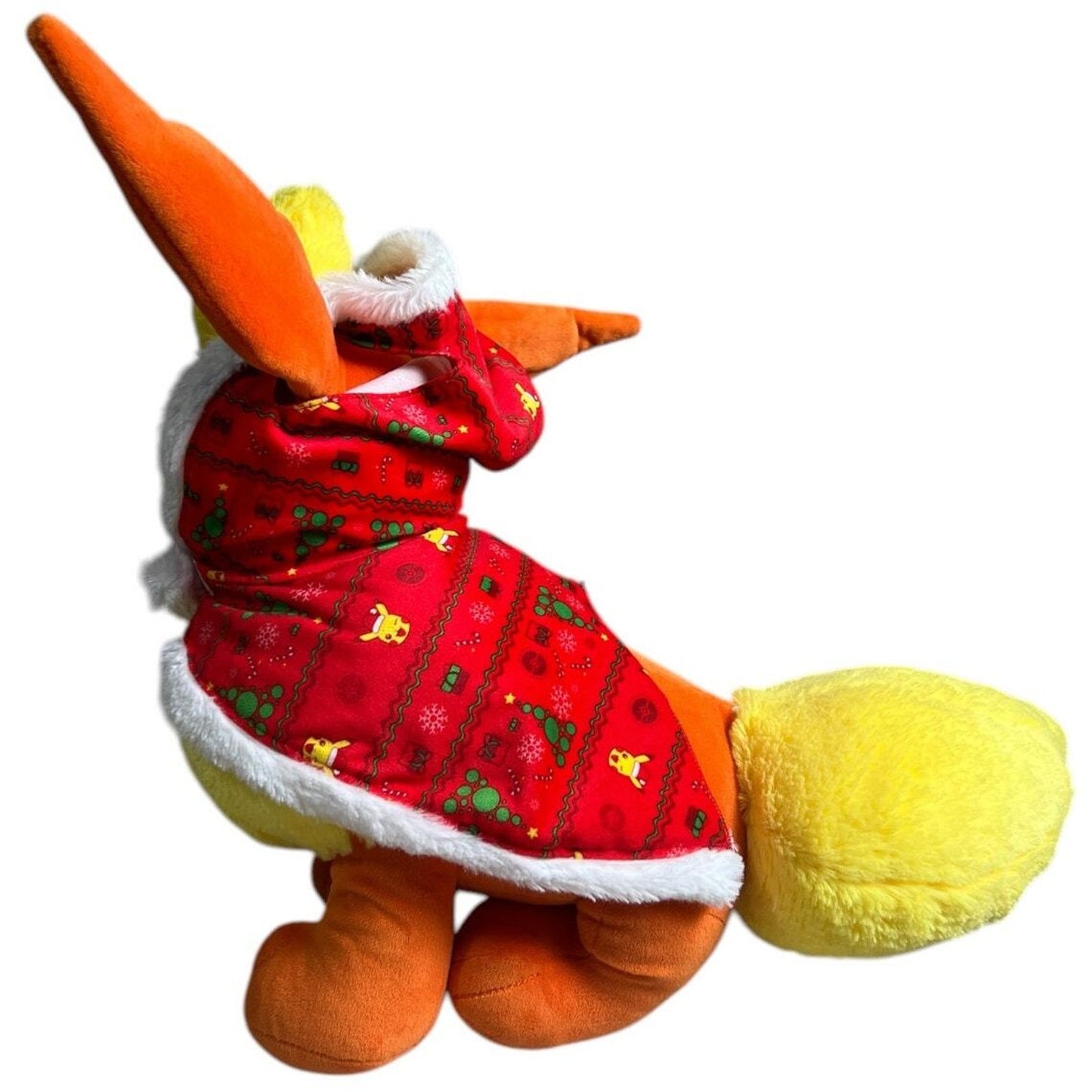 Build-A-Bear Pokemon Flareon Stuffed Plush w/ Sleeper, & Cape Rare No Sound