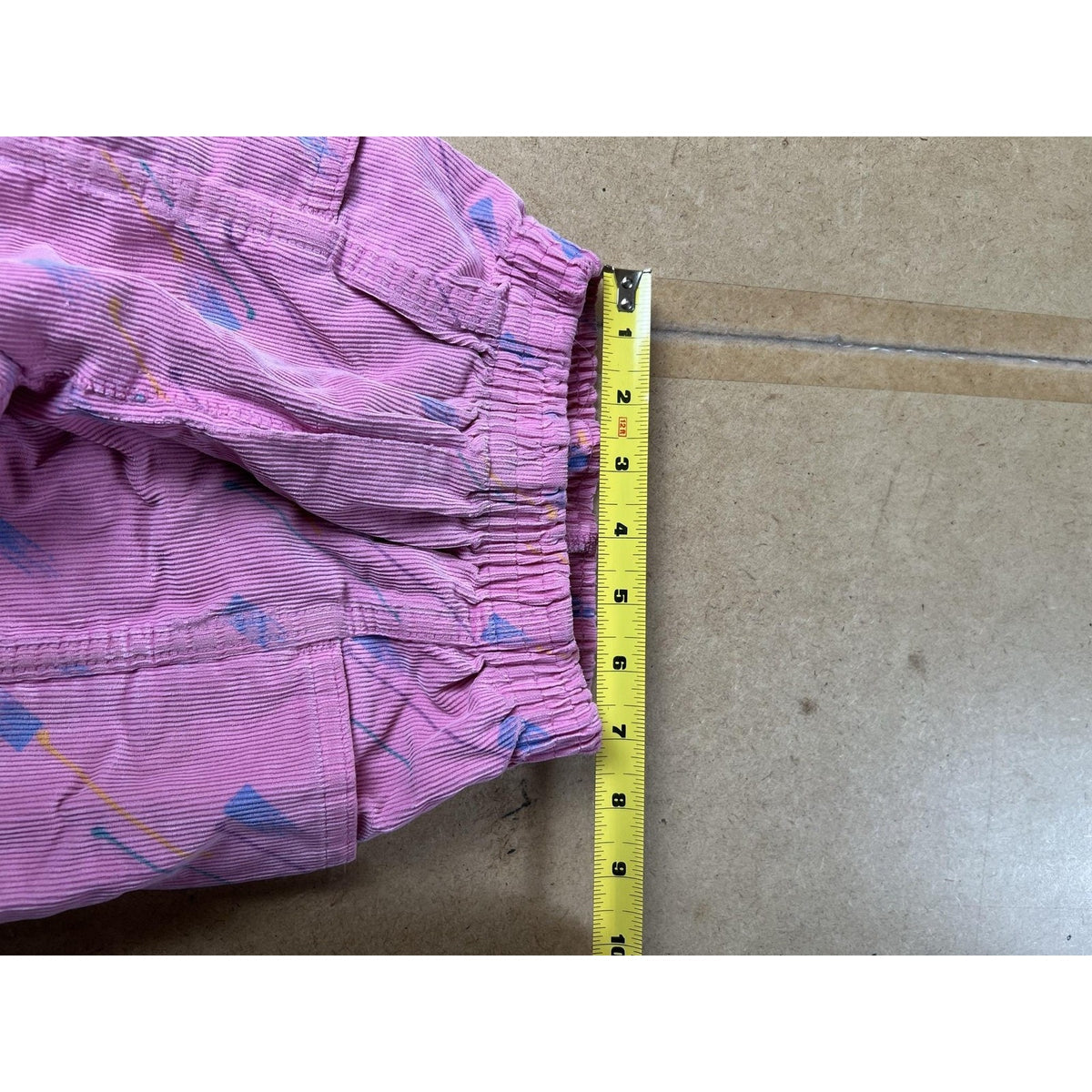 Oshkosh Bigosh Genuine American Jogger Pants Girls 7 Pink Corduroy Elastic Waist