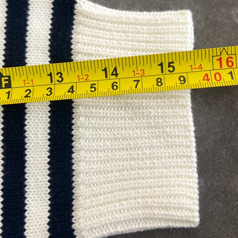 Ralph Lauren Jeans Company Petite Medium 100% Cotton Striped Boat-Neck