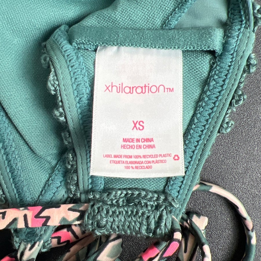 NWT Xhilaration Crochet Bralette Bikini Swim Top XS