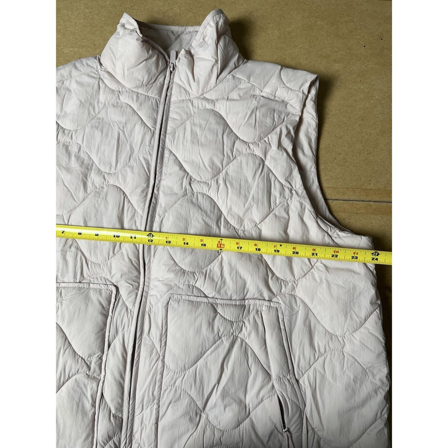 FLX Vest Womens XXL Pink Quilted Insulated Full Zip Pockets Collared Lined