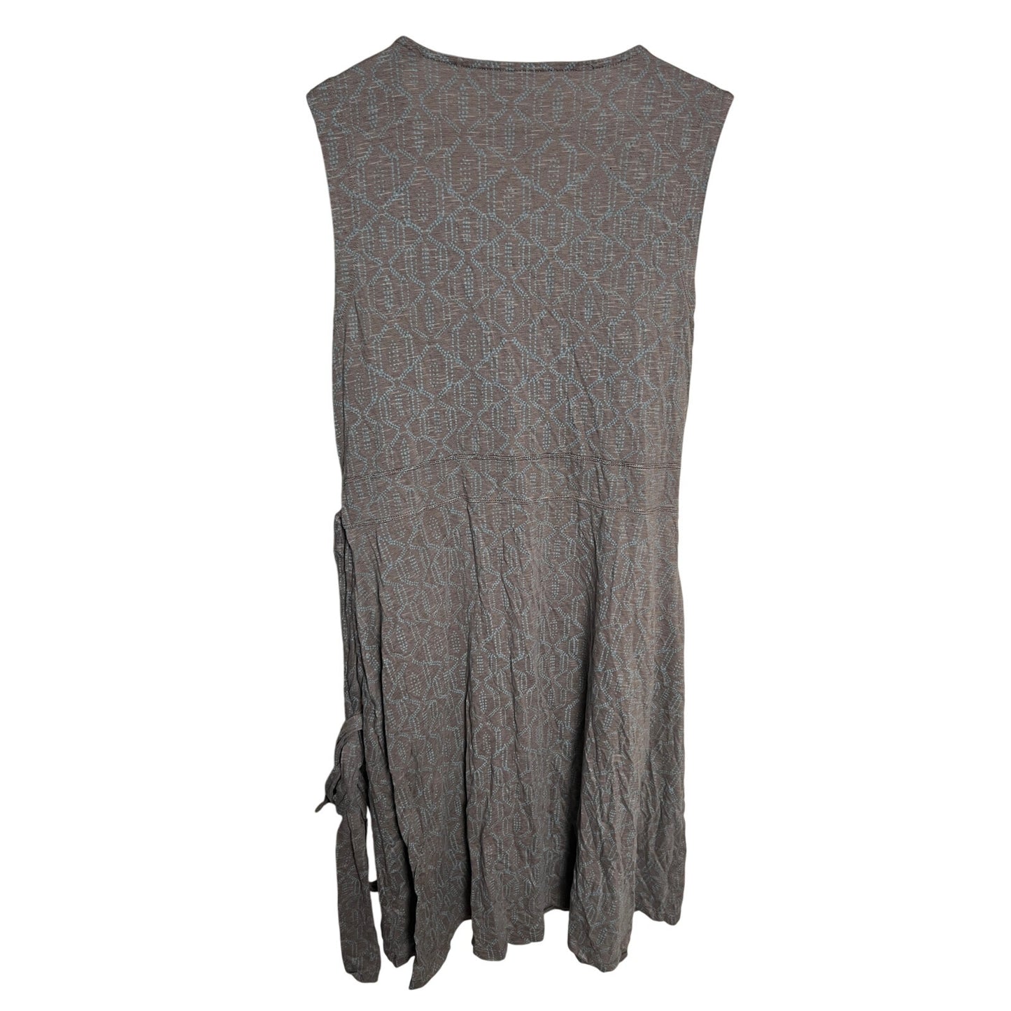 Toad & Co Women’s Cue Wrap Sleeveless Fit Flare Dress Pockets Brown XL