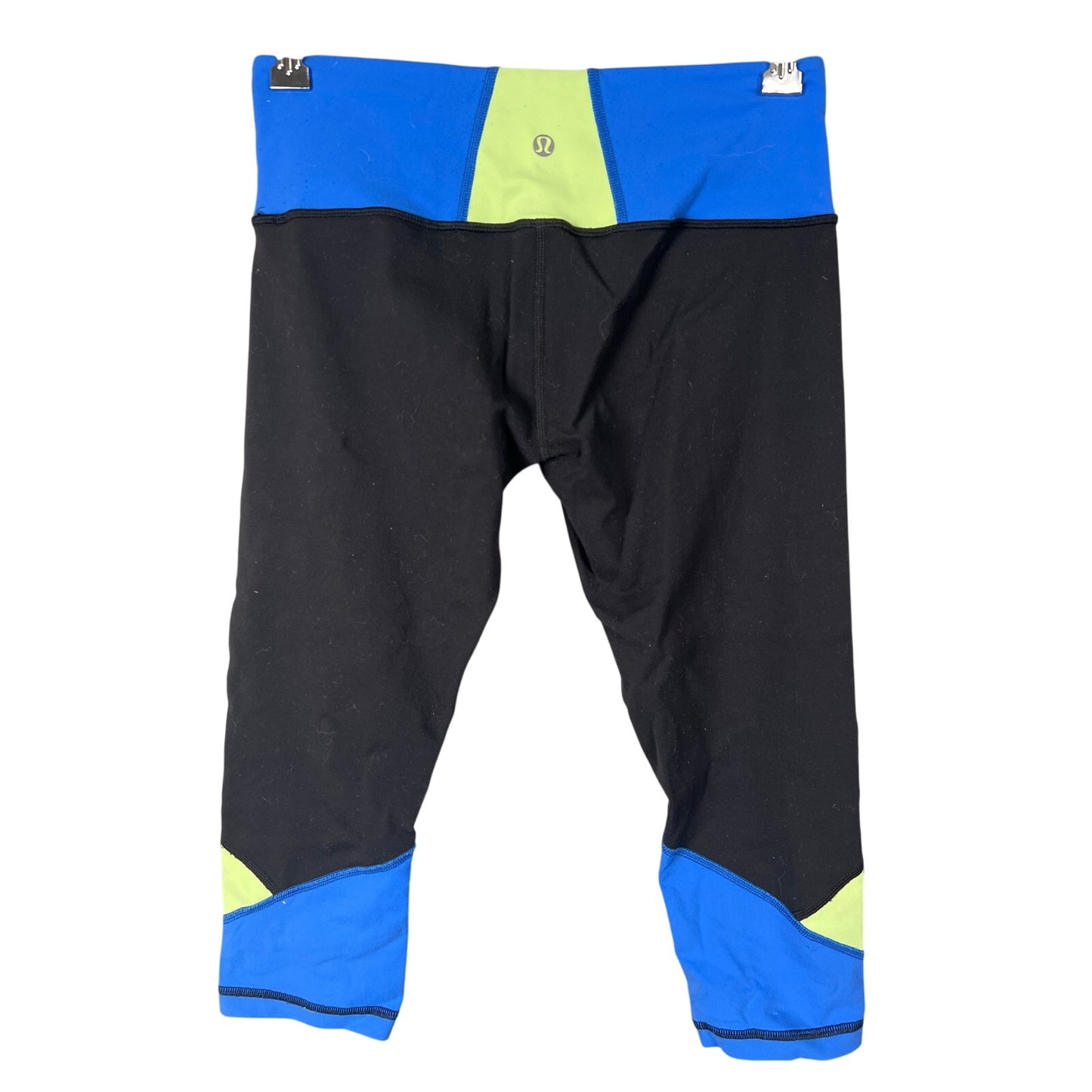 Lululemon Running Legging Women's 6 Blue Cropped Color Block Embody