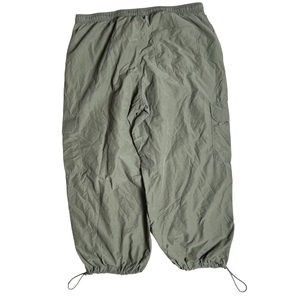 Lucky Brand Pants Unisex XL Green Jogger Twill Cargo Drawstring Ankle Relaxed