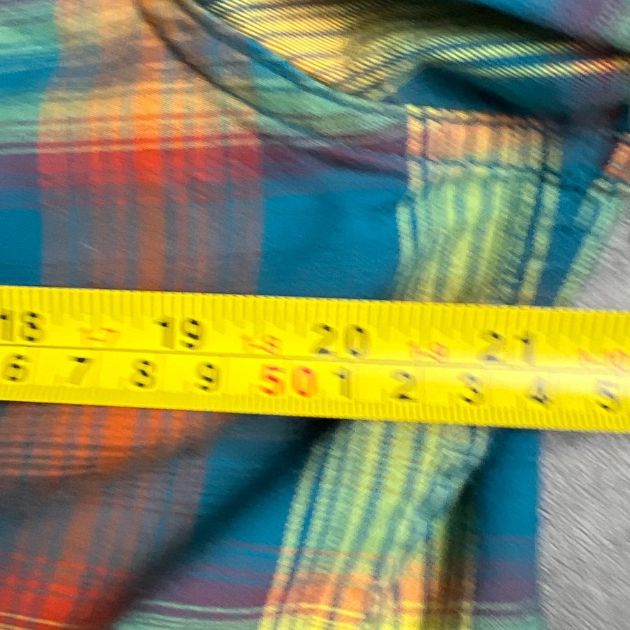 Stio Medium Junction Flannel Plaid Cotton Men's Button Down