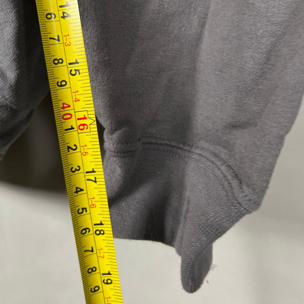 See America Great Teton National Park 100% Cotton Hoodie Pullover Gray Large