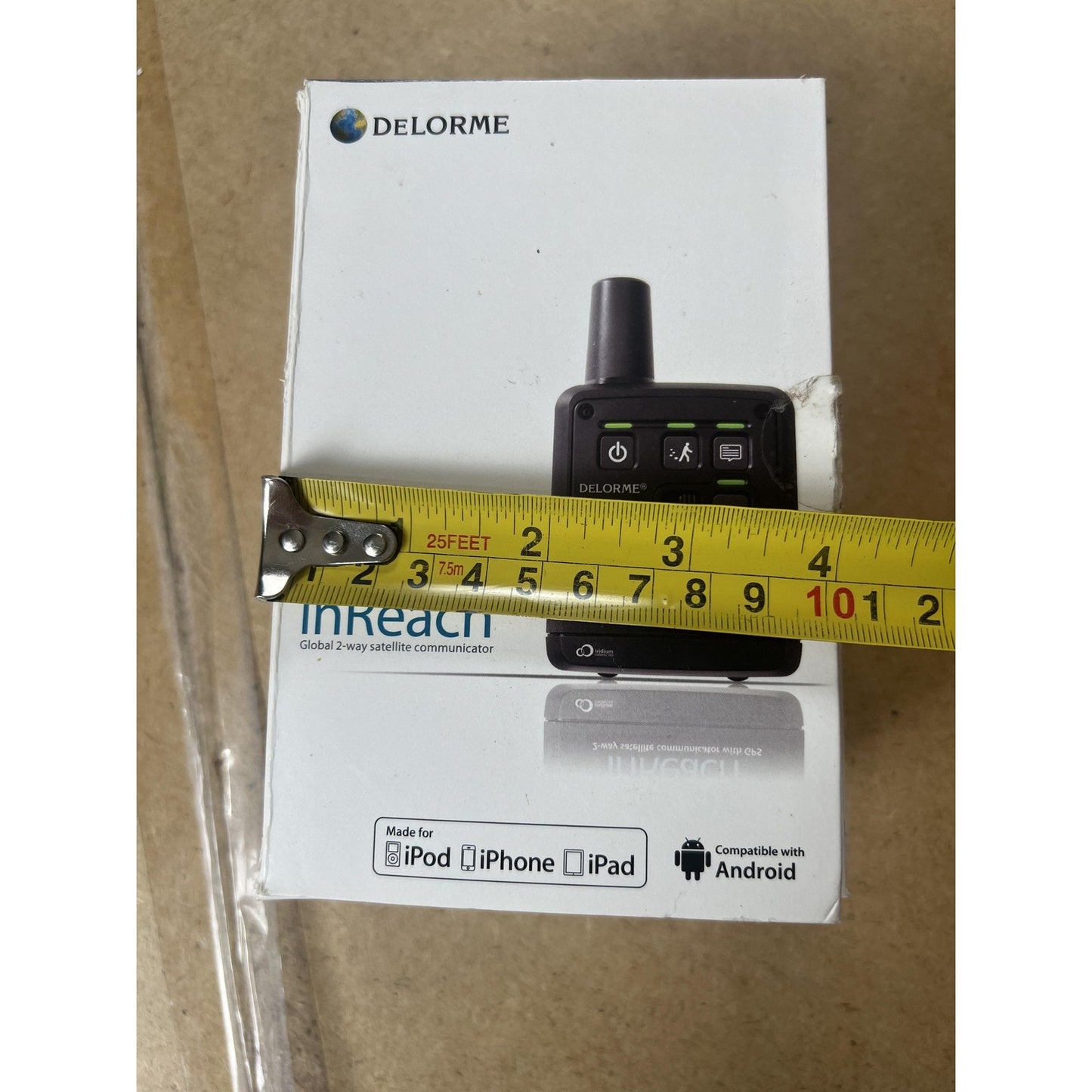 DeLorme InReach 2-Way Satellite Communicator GPS Black Made In United States