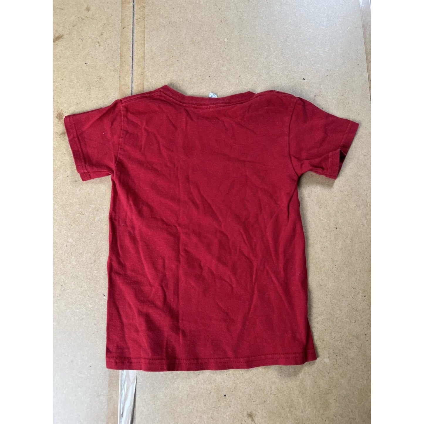 Pro Weight T-Shirt Boys XS Red Kennedy Space Center NASA Logo Graphic Print