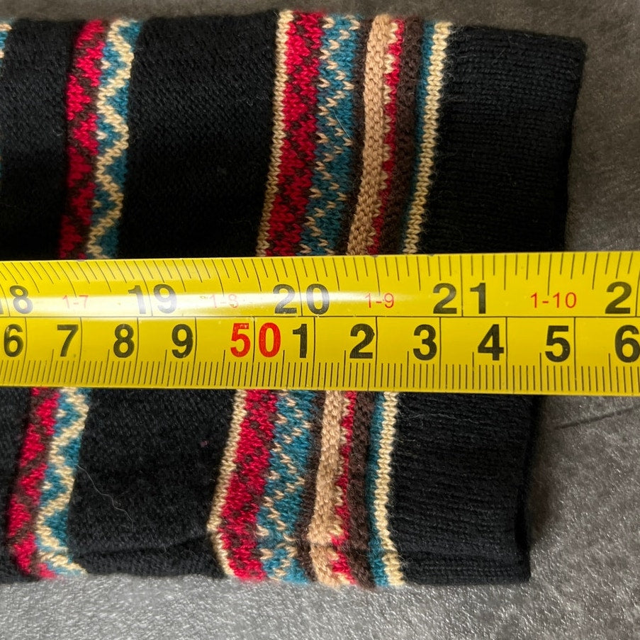 Orvis XS Southwest Aztec Cardigan Striped Multicolor Long