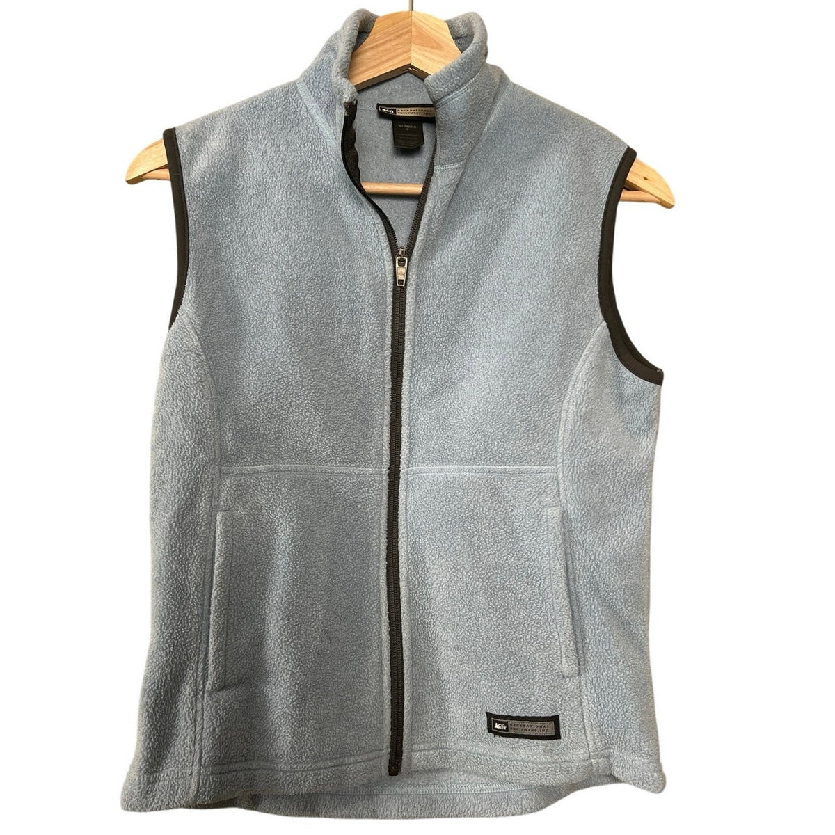 REÍ Small Women’s Blue Vest 100% polyester Fleece Outerwear