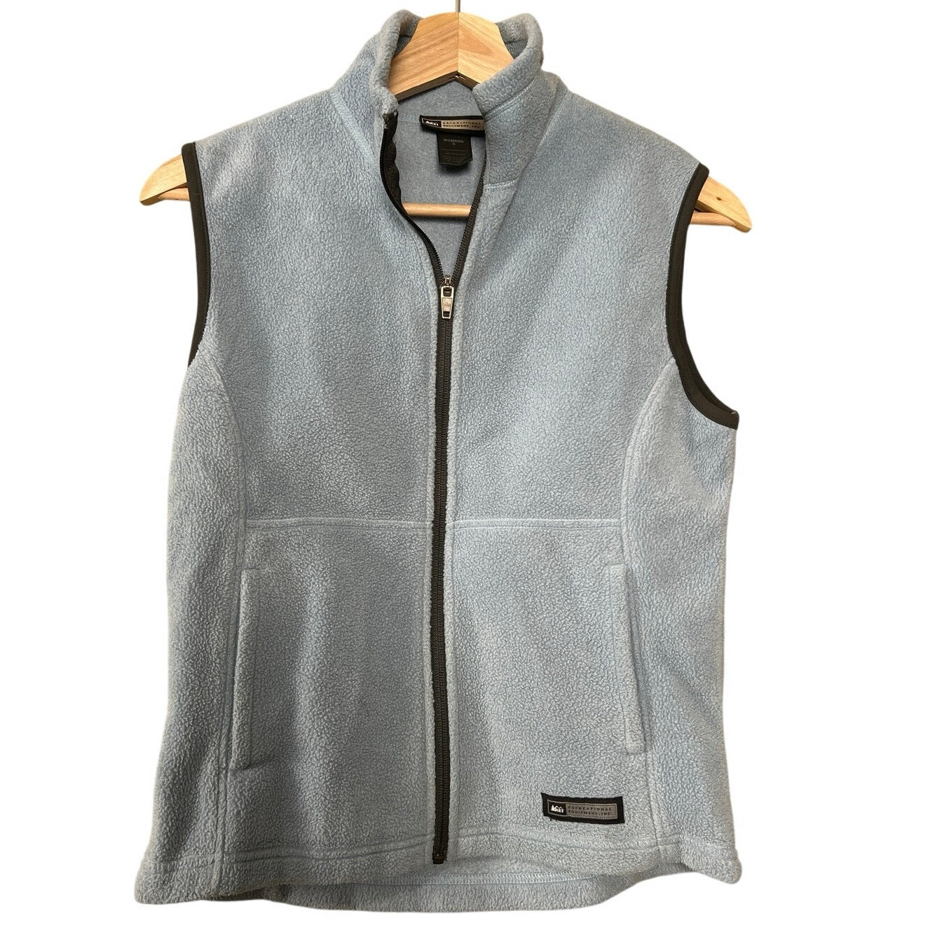 REÍ Small Women’s Blue Vest 100% polyester Fleece Outerwear