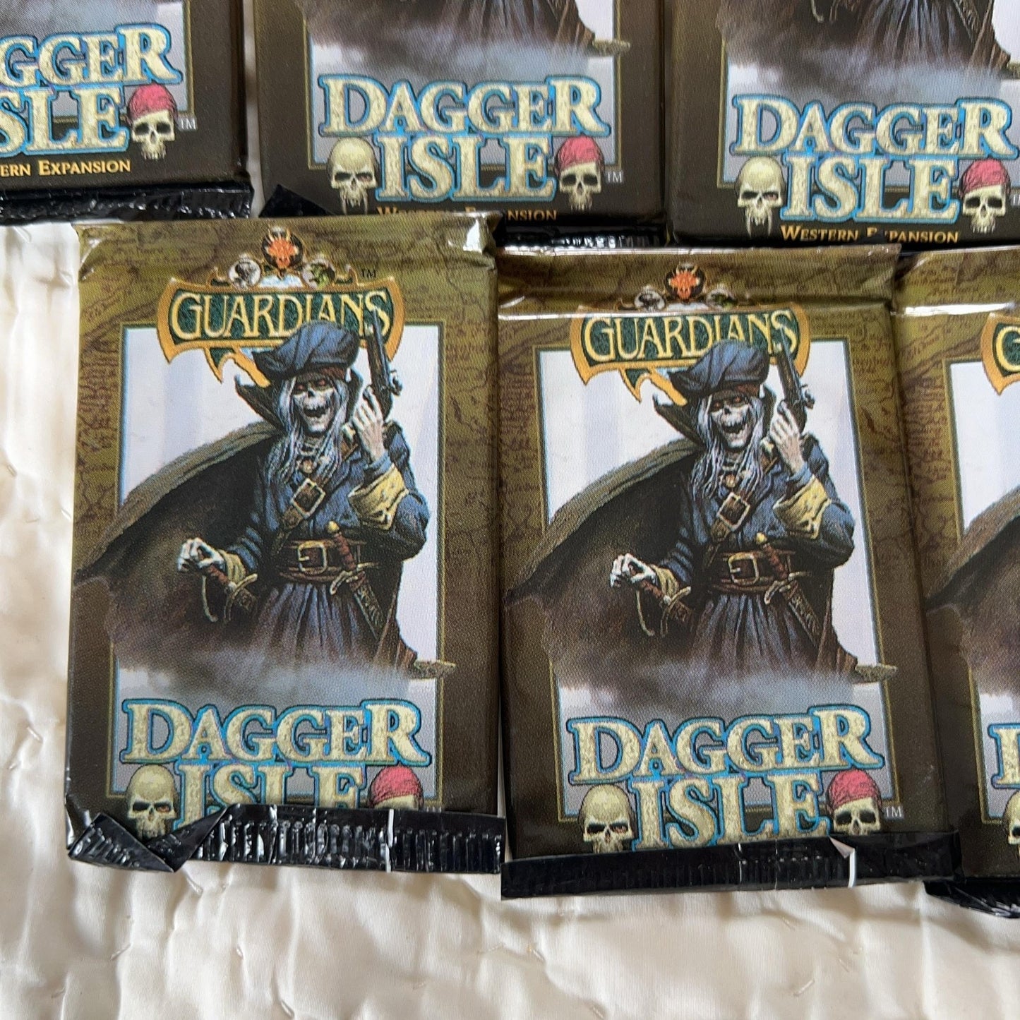 FPG Dagger Isle Guardians Card Deck 14 Card Gold Booster Pack Lot Of 12