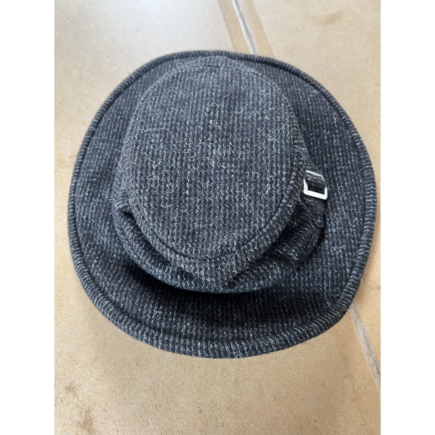 Tilley Endurables Hat Bucket Mens 7 1/8 Gray Tweed Lined Insulated Winter