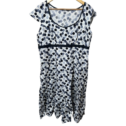 Per Una 18r M&S Marks Spence Polka Long Dress