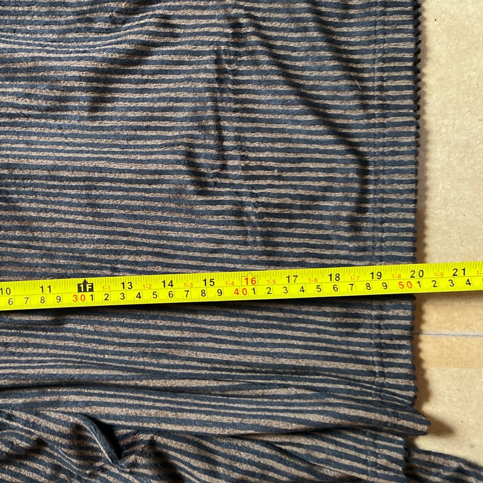 Wooly Bully Wear Colorado Women Brown Stripe Jacket Size M