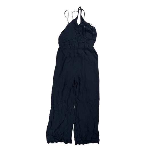BCBGeneration Womens Black Sleeveless Adjustable Strap One-Piece Jumpsuit Size L