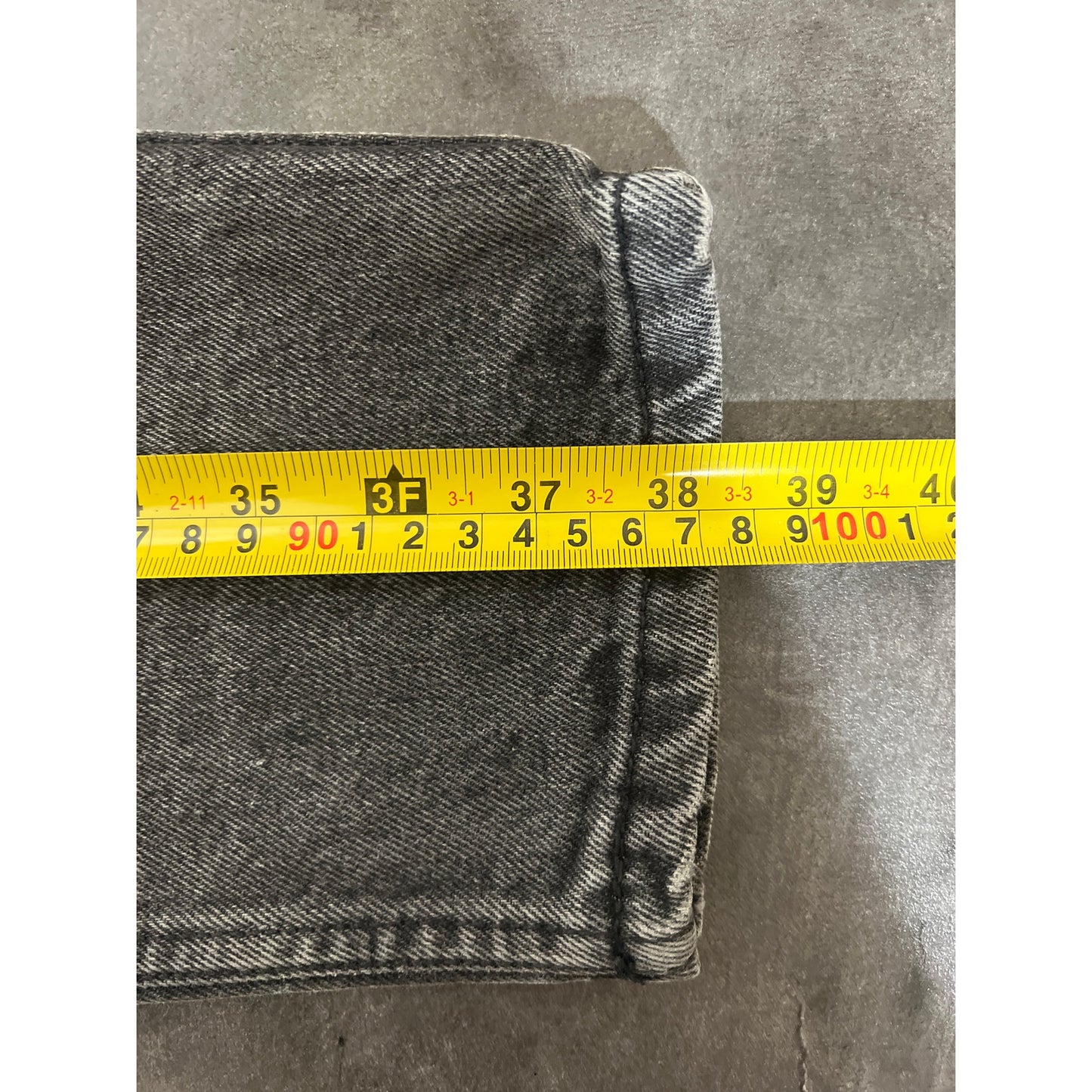 Guess George Marciano Size 28 Black Jeans Button Fly