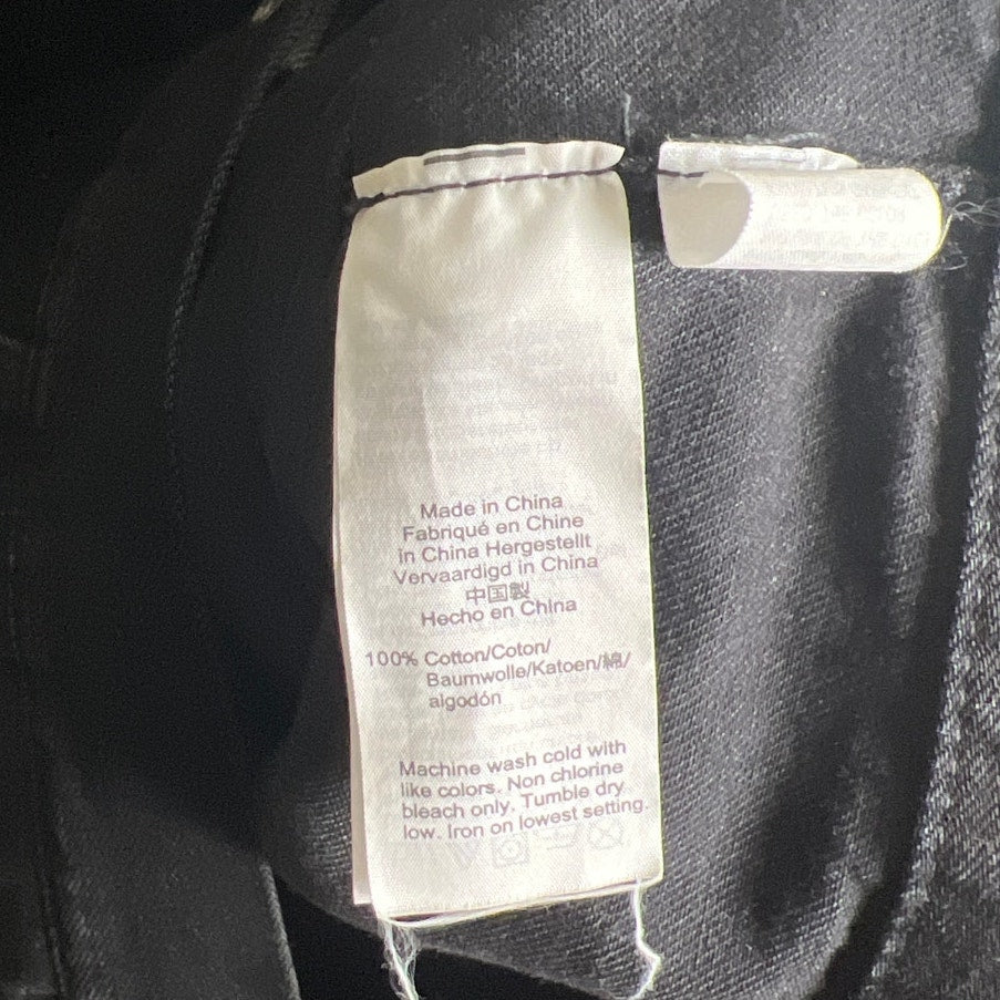 Madewell The Oversized Black Jean Jacket Women Size S