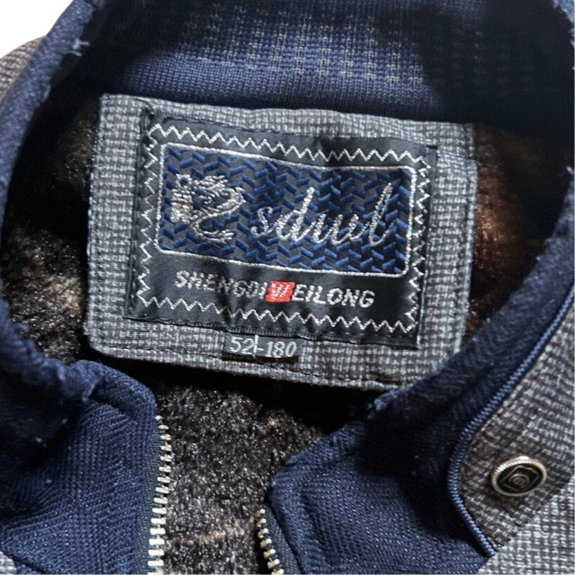 Vintage Sduul Blue/Gray Men Size 52/180 Jacket