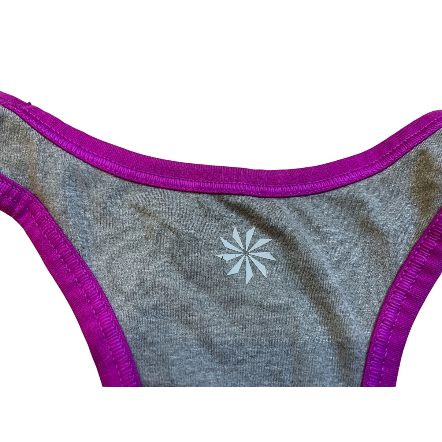 Athleta Women's Tank top Purple Gray Racer Back Size Small S