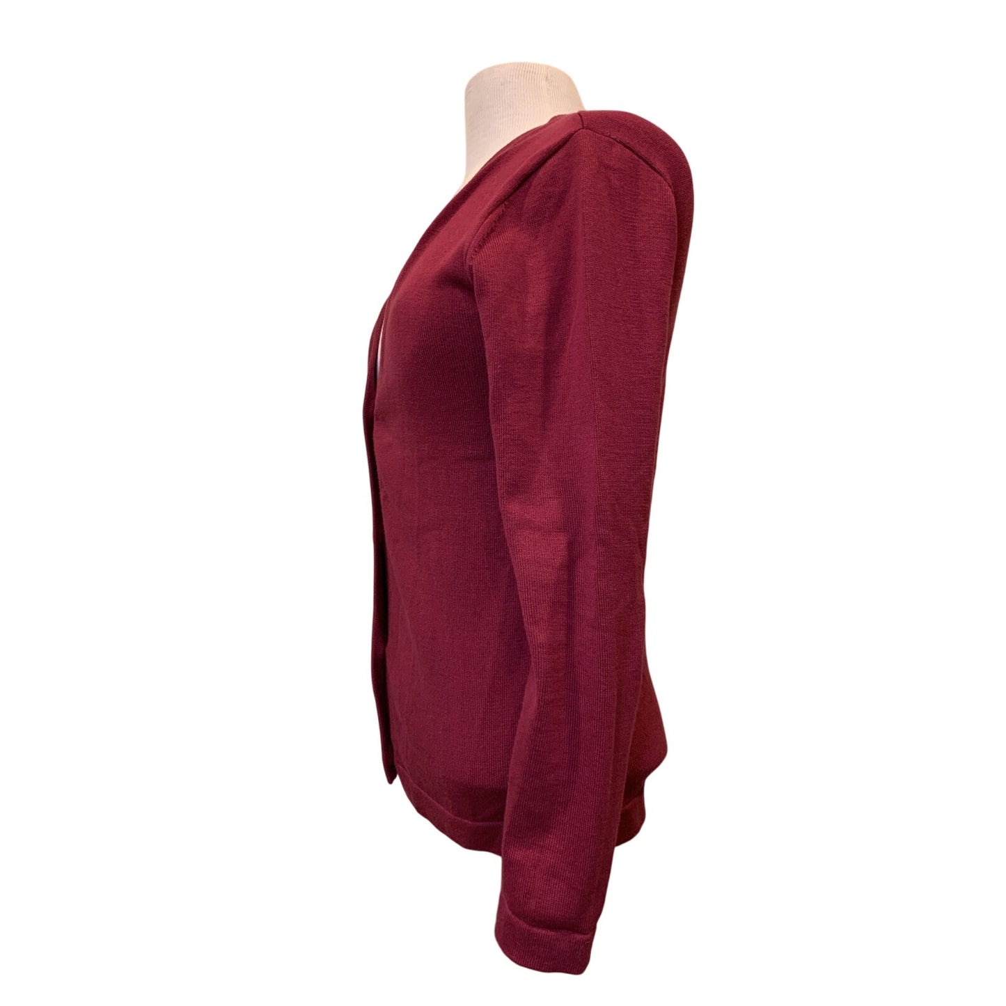 Alpaca Wawa Alpaca Blend Cardigan Sweater Red Button Up Women's Size S - EUC