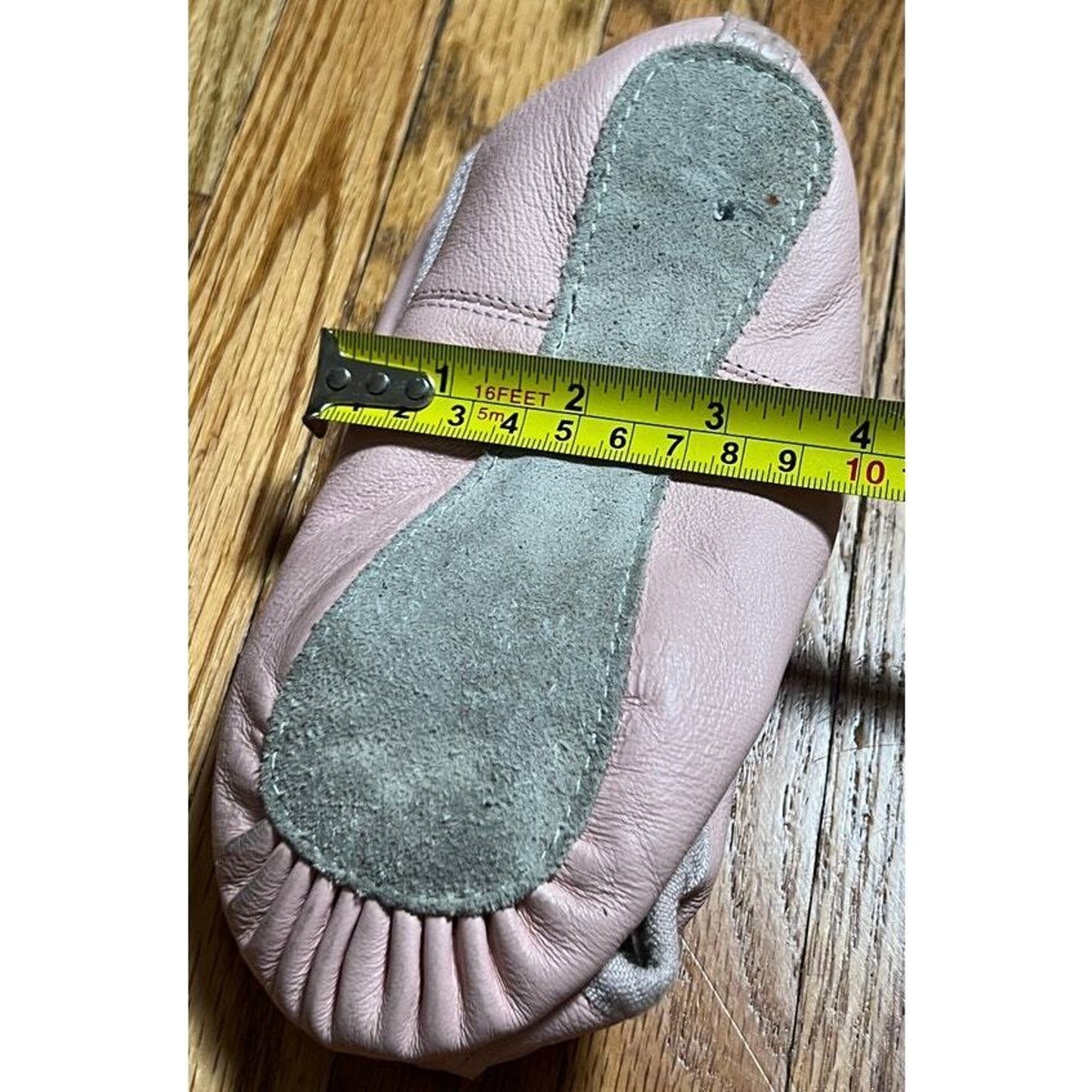 Ballet Pink Flat Leather 2ML/215MM (SIZE 8.5) Dance Shoe