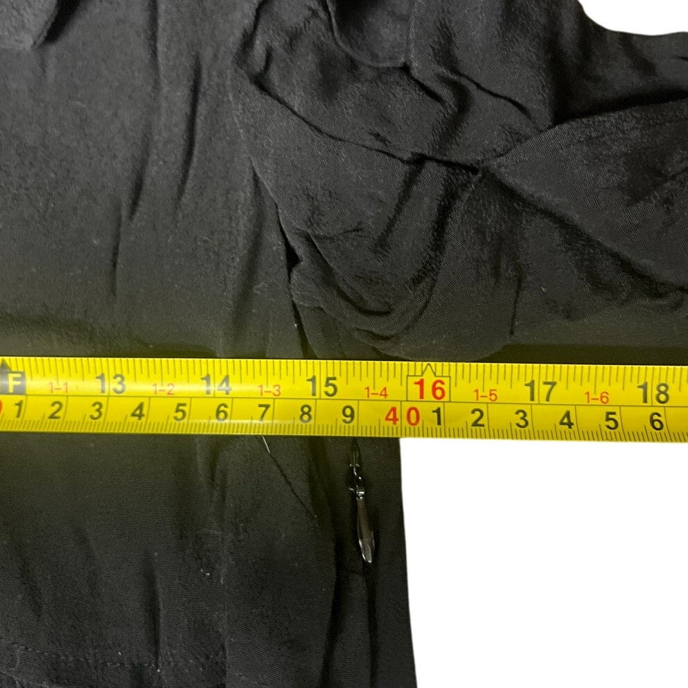 Maeve Anthropologie Women's Size 4 Popover Mini Shirt Dress Black