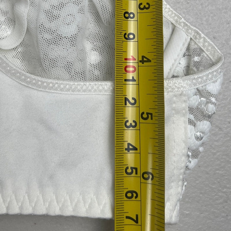 Olga Secret Shapers 36A Lace Women White Bra NWT