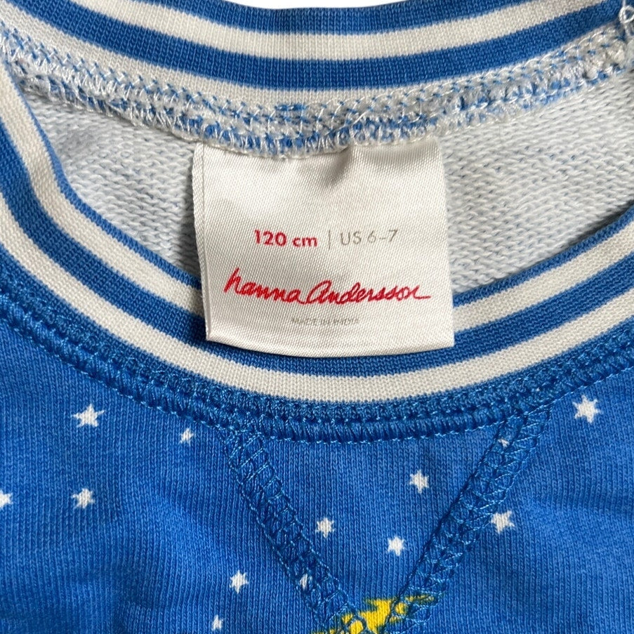 Hannah Anderson 6-7Y Blue Skateboard Sweatshirt