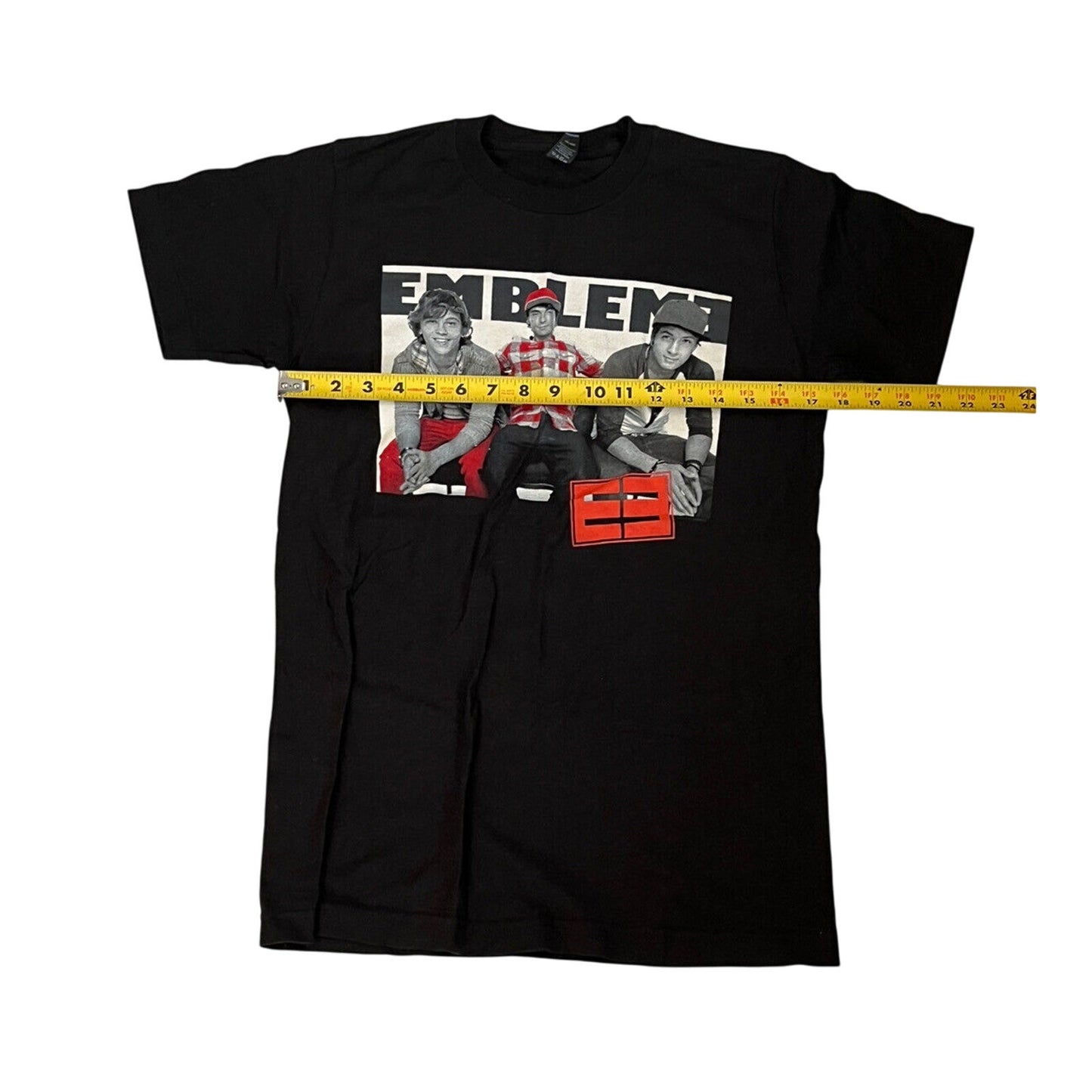 Emblem 3 Band Men’s Black Concert T Shirt Size Small S - EUC