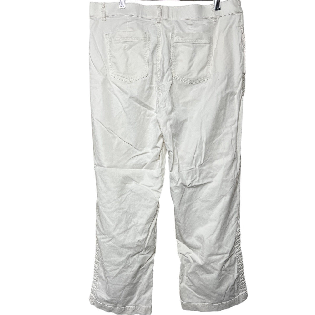 Soft Surrounding Size XL Wide Straight Leg Pants Plus Split Bottom