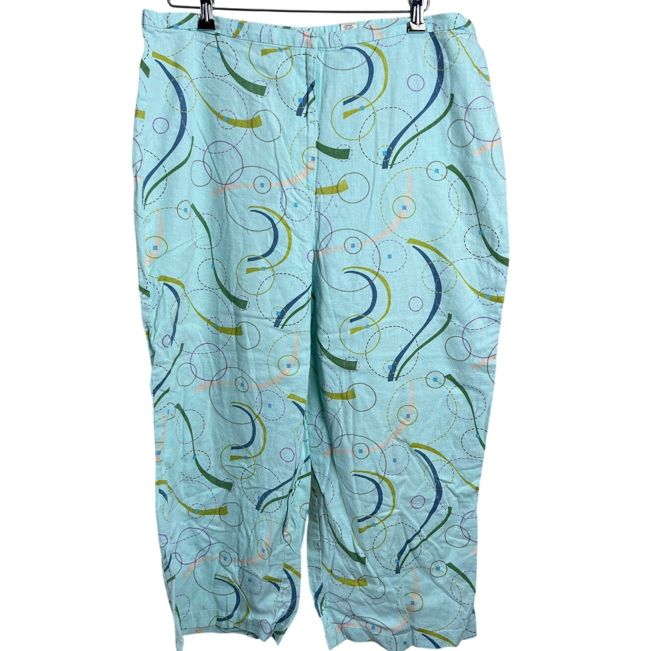 Marsh Landing XL Women Wide Leg Pants Blue