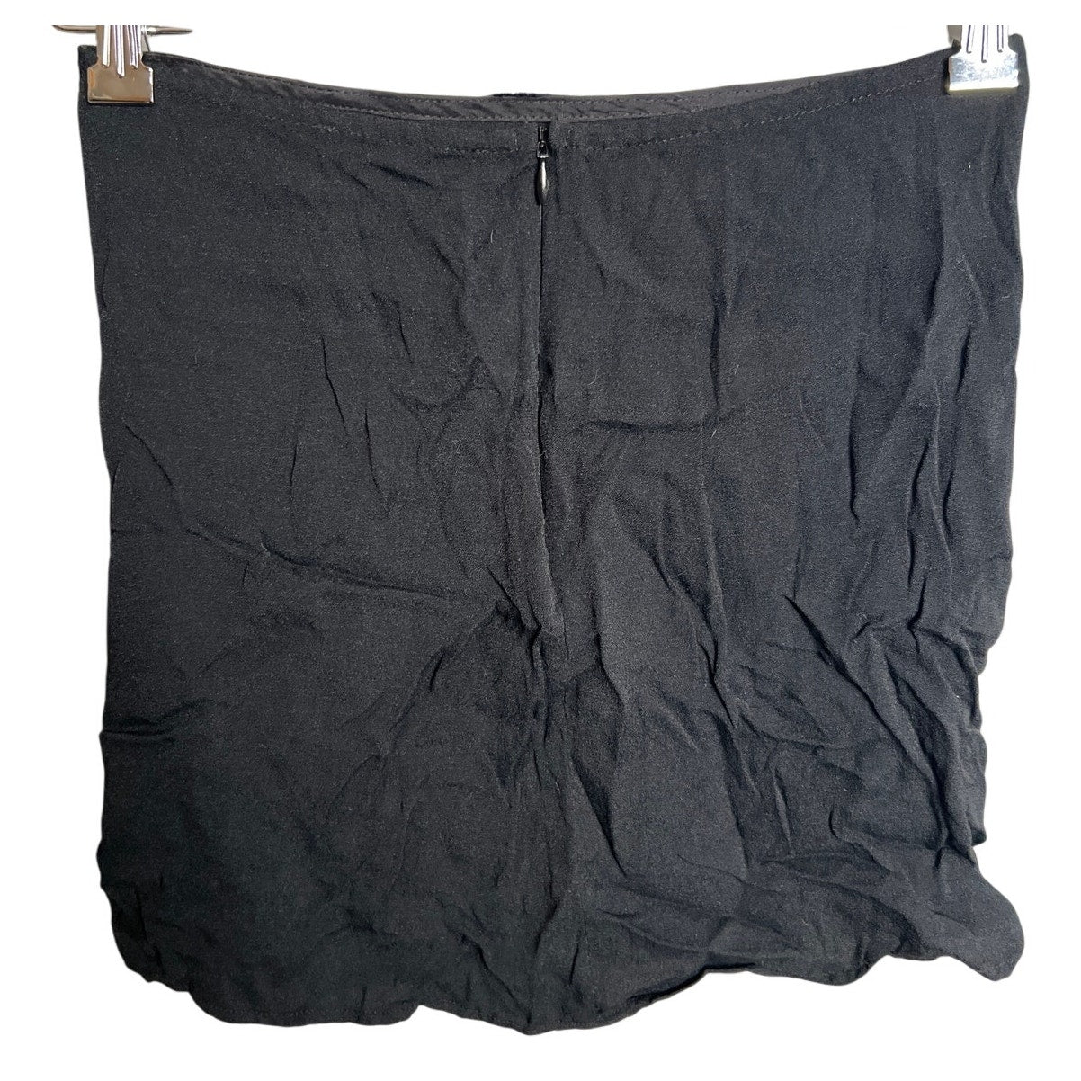 Reformation Size 4 Women Black Mini Slip Skirt