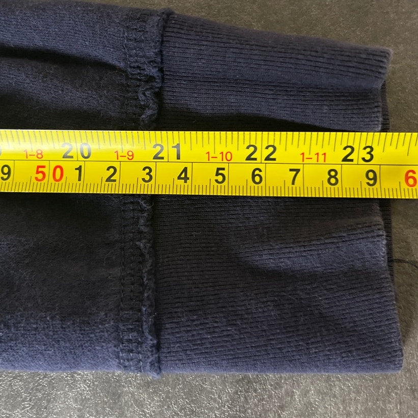 Aeropostale Hoodie Medium College Style Full Zip Navy Blue