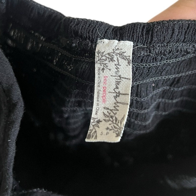Intimately Free People Size Small Women Summer Black Dress