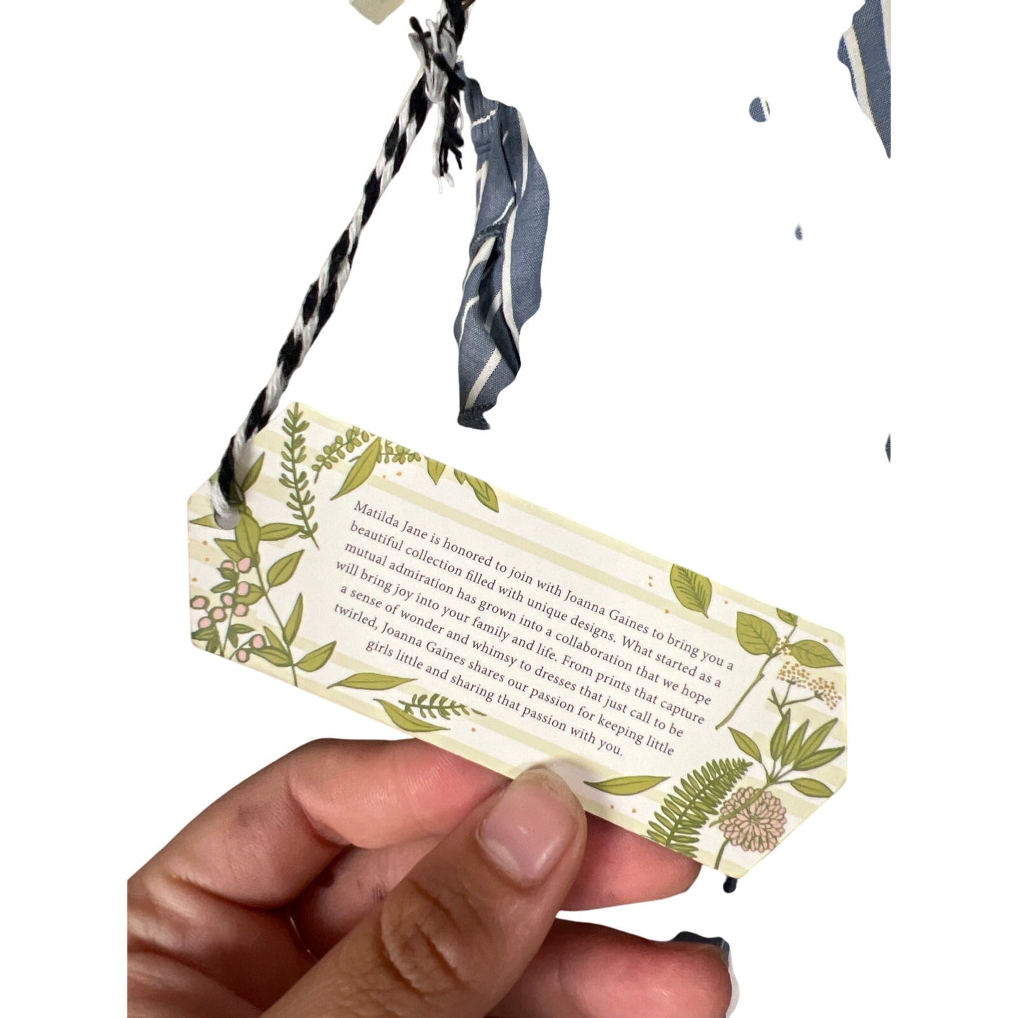 Matilda Jane Clothing W/ Joanna Gaines NWT Overalls Striped 0-3 Toddler