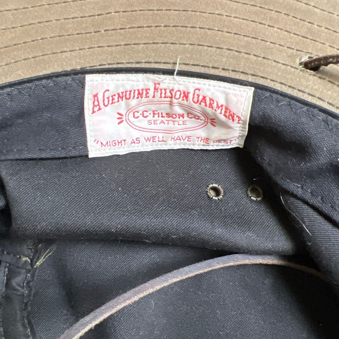 Filson Packer Bucket Hat Otter Green Size XL Made In USA